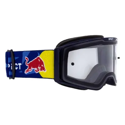 Motokrosové brýle RedBull Spect Torp, modré, čiré plexi