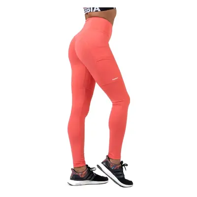 Dámské legíny Nebbia High Waist FitaSmart Peach