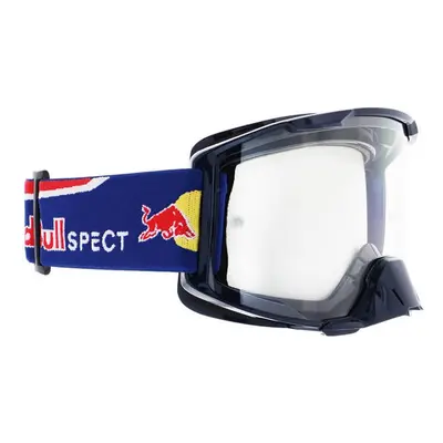 Motokrosové brýle RedBull Spect Strive tmavě modré matné, plexi čiré