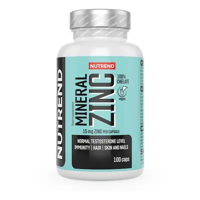 Doplněk stravy s obsahem zinku Nutrend Mineral Zinc 100% Chelate, kapslí