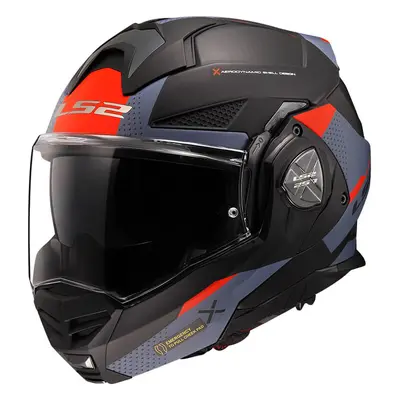 Výklopná moto přilba LS2 FF901 Advant X Oblivion Matt Black Blue P/J