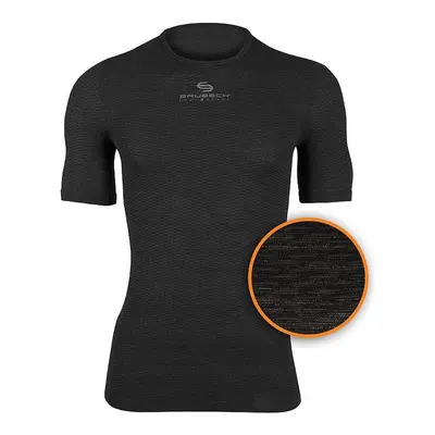 Unisex tričko Brubeck Multifunctional Base Layer krátkým rukávem Graphite