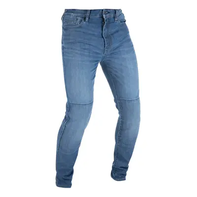 Pánské moto kalhoty Oxford Original Approved Jeans CE Slim Fit sepraná světle modrá