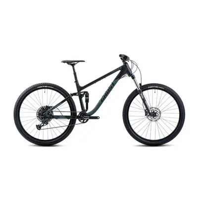 Celoodpružené kolo Ghost Kato FS Essential 29" 9.0 Black/Green Matt (19", cm)