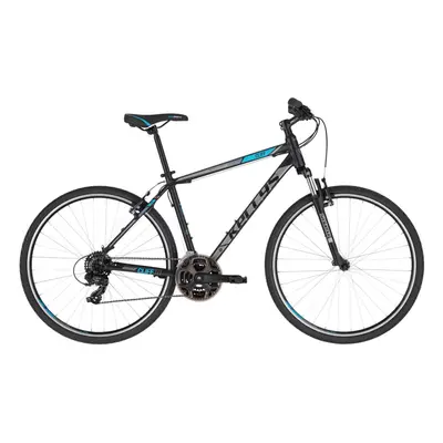 Pánské crossové kolo KELLYS CLIFF 28" 7.0 Black Blue (17", cm)