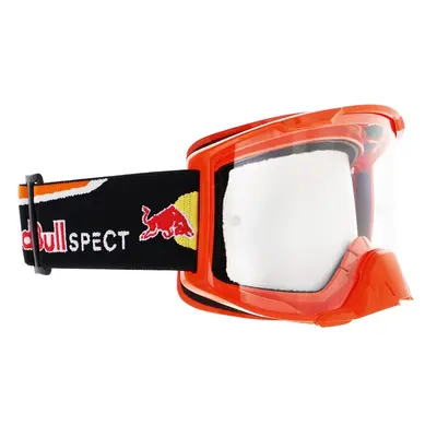 Motokrosové brýle RedBull Spect Strive, oranžové matné, plexi čiré