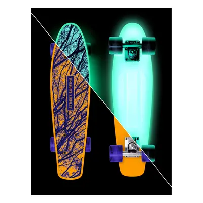 Svítící penny board Street Surfing Beach Board Glow Mystic Forest 22,5"