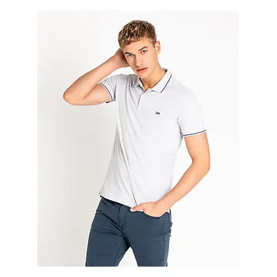 Pánské polo tričko LEE L61ARL03 PIQUE POLO SHARP GREY MELE