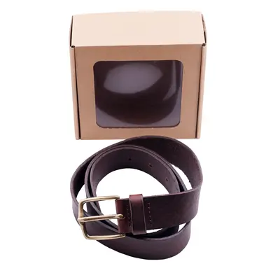 Opasek WRANGLER W0F1U1X85 STRUCTURED BELT BROWN