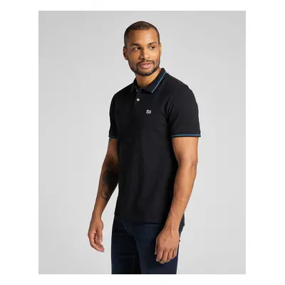 Pánské polo triko LEE L61ARL01 PIQUE POLO BLACK