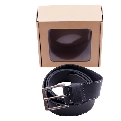 Opasek WRANGLER W0081US01 BLACK BASIC STITCHED BELT Délka: cm