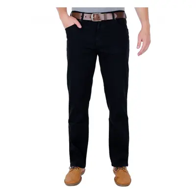 Pánské jeans WRANGLER W12109004 TEXAS STRETCH BLACK OVERDYE