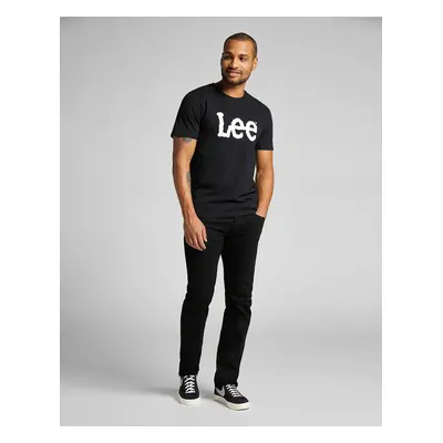 Pánské triko LEE L65QAI01 WOBBLY LOGO TEE BLACK