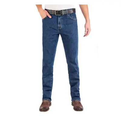 Pánské jeans WRANGLER W10I23009 REGULAR FIT STR DARKSTONE