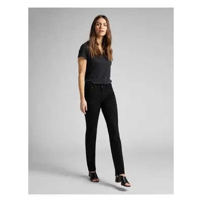 Dámské jeans LEE L301FS47 MARION STRAIGHT BLACK