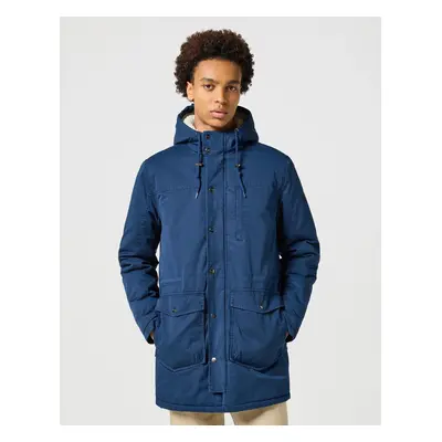 Zimní bunda WRANGLER HEAVY PUFFER JACKET NAVY