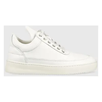 Kožené sneakers boty Filling Pieces Low Top Ripple Nappa bílá barva, 25121721855