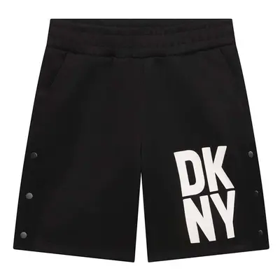 Dětské kraťasy Dkny černá barva