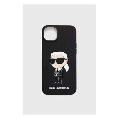 Obal na telefon Karl Lagerfeld iPhone 14 Plus 6,7'' černá barva