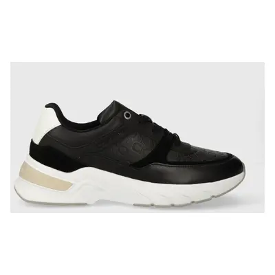 Sneakers boty Calvin Klein ELEVATED RUNNER - MONO MIX černá barva, HW0HW01869