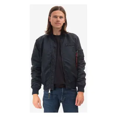 Bomber bunda Alpha Industries MA-1 VF Authentic Overdyed 108130 07 tmavomodrá barva, přechodná