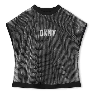 Dětské tričko Dkny šedá barva