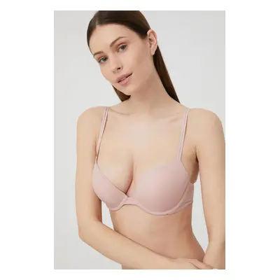 Podprsenka Calvin Klein Underwear růžová barva, 000QF6345E