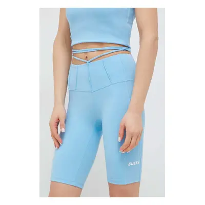 Kraťasy Guess dámské, hladké, high waist