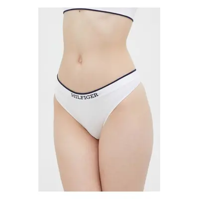 Tanga Tommy Hilfiger bílá barva, UW0UW04810