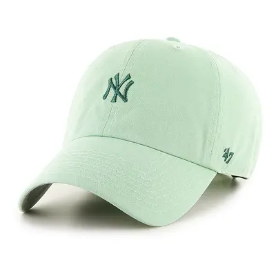 Čepice 47brand New York Yankees zelená barva, s aplikací