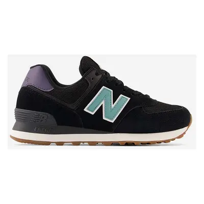 Sneakers boty New Balance WL574RA černá barva, WL574RA-4RA