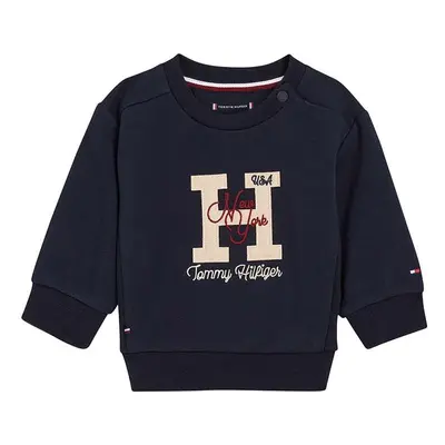 Kojenecká tepláková souprava Tommy Hilfiger tmavomodrá barva