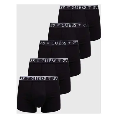 Boxerky Guess NJFMB 5-pack pánské, černá barva, U4RG16 K6YW1