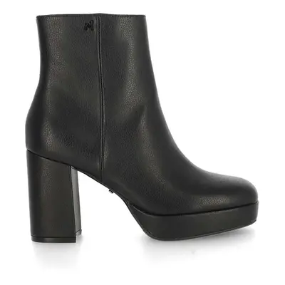 Nízké kozačky Mexx Ankle Boot Melody dámské, černá barva, na podpatku, MXQL012601W