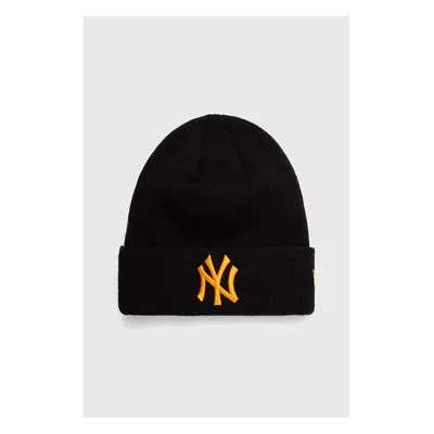 Čepice New Era černá barva, NEW YORK YANKEES