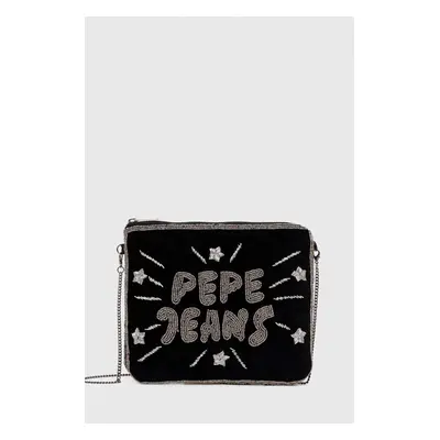 Kabelka Pepe Jeans černá barva