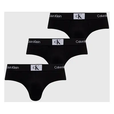 Spodní prádlo Calvin Klein Underwear 3-pack pánské, černá barva, 000NB3527A