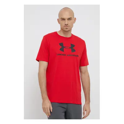 Under Armour 1329590 červená barva, s potiskem, 1329590-100