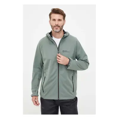 Outdoorová bunda Jack Wolfskin Feldberg Hoody zelená barva