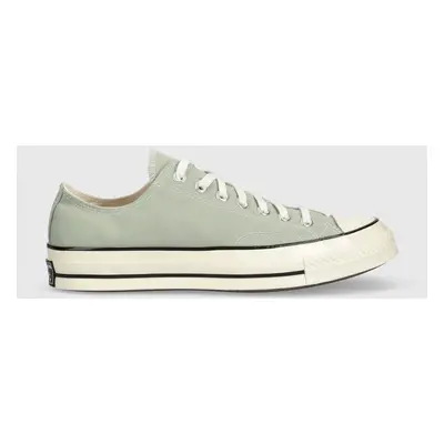 Tenisky Converse Chuck 70 OX zelená barva, A02769C