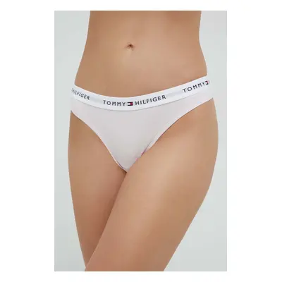 Tanga Tommy Hilfiger růžová barva, UW0UW03835