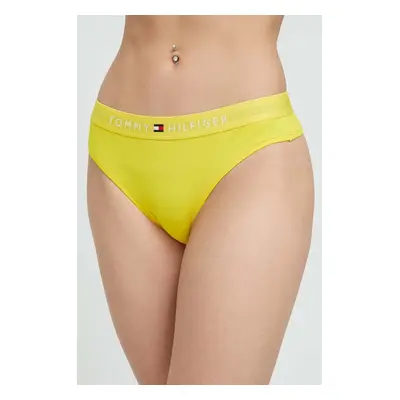 Tanga Tommy Hilfiger žlutá barva, UW0UW04146