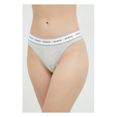 Tanga Guess CARRIE šedá barva, O97E04 KBBU1