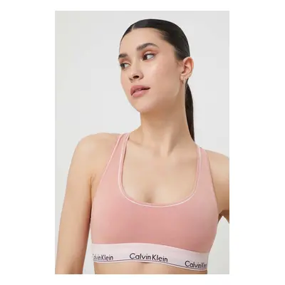 Podprsenka Calvin Klein Underwear oranžová barva