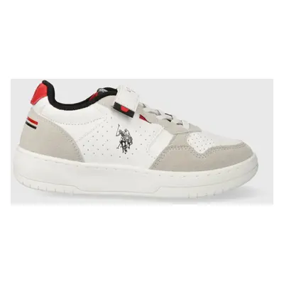 Dětské sneakers boty U.S. Polo Assn. bílá barva