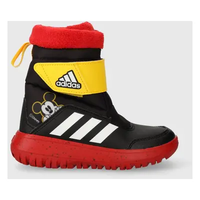 Dětské zimní boty adidas IG7189 Winterplay Mickey C CBLACK/FTWWHT černá barva