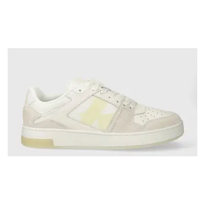 Sneakers boty Calvin Klein Jeans BASKET CUPSOLE LOW LTH NBS LUM bílá barva, YM0YM00869