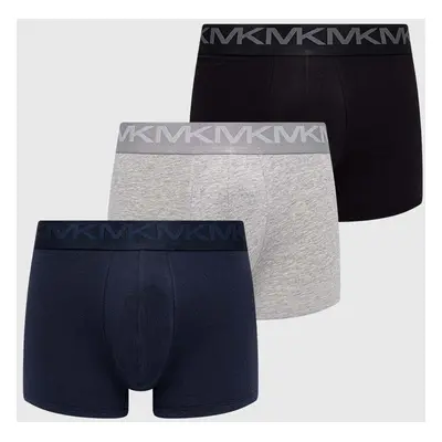 Boxerky Michael Kors 3-pack pánské, tmavomodrá barva, 6BR1X10033