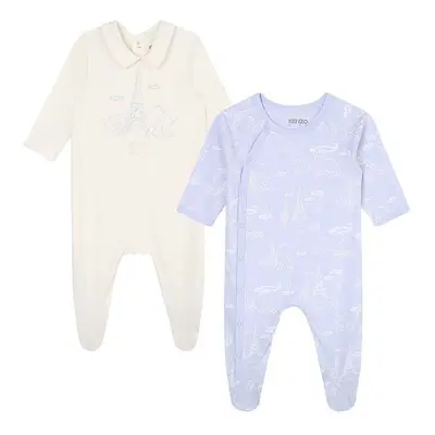 Kojenecké bavlněné dupačky Kenzo Kids 2-pack