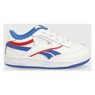 Dětské kožené sneakers boty Reebok Classic CLUB C REVENGE bílá barva